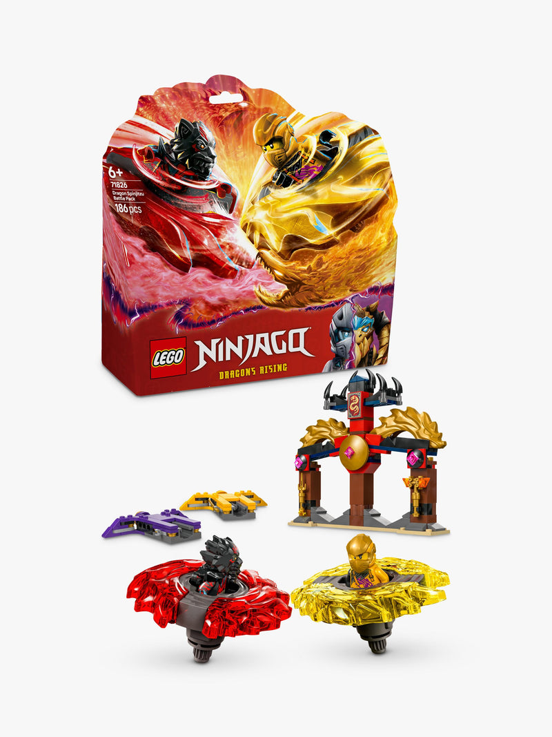 LEGO Ninjago Dragon Spinjitzu Battle Pack building toy set, UK version