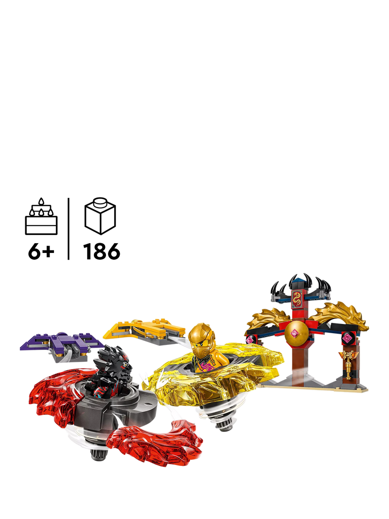 LEGO Ninjago Dragon Spinjitzu Battle Pack building toy set, UK version