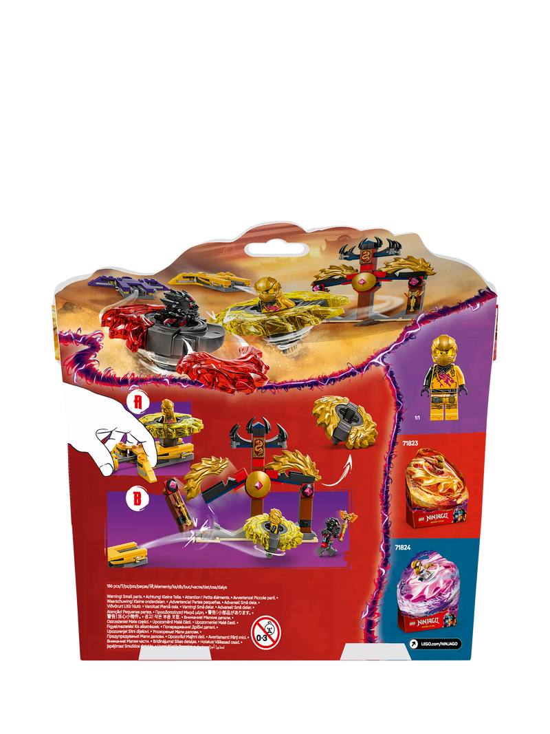 LEGO Ninjago Dragon Spinjitzu Battle Pack building toy set, UK version