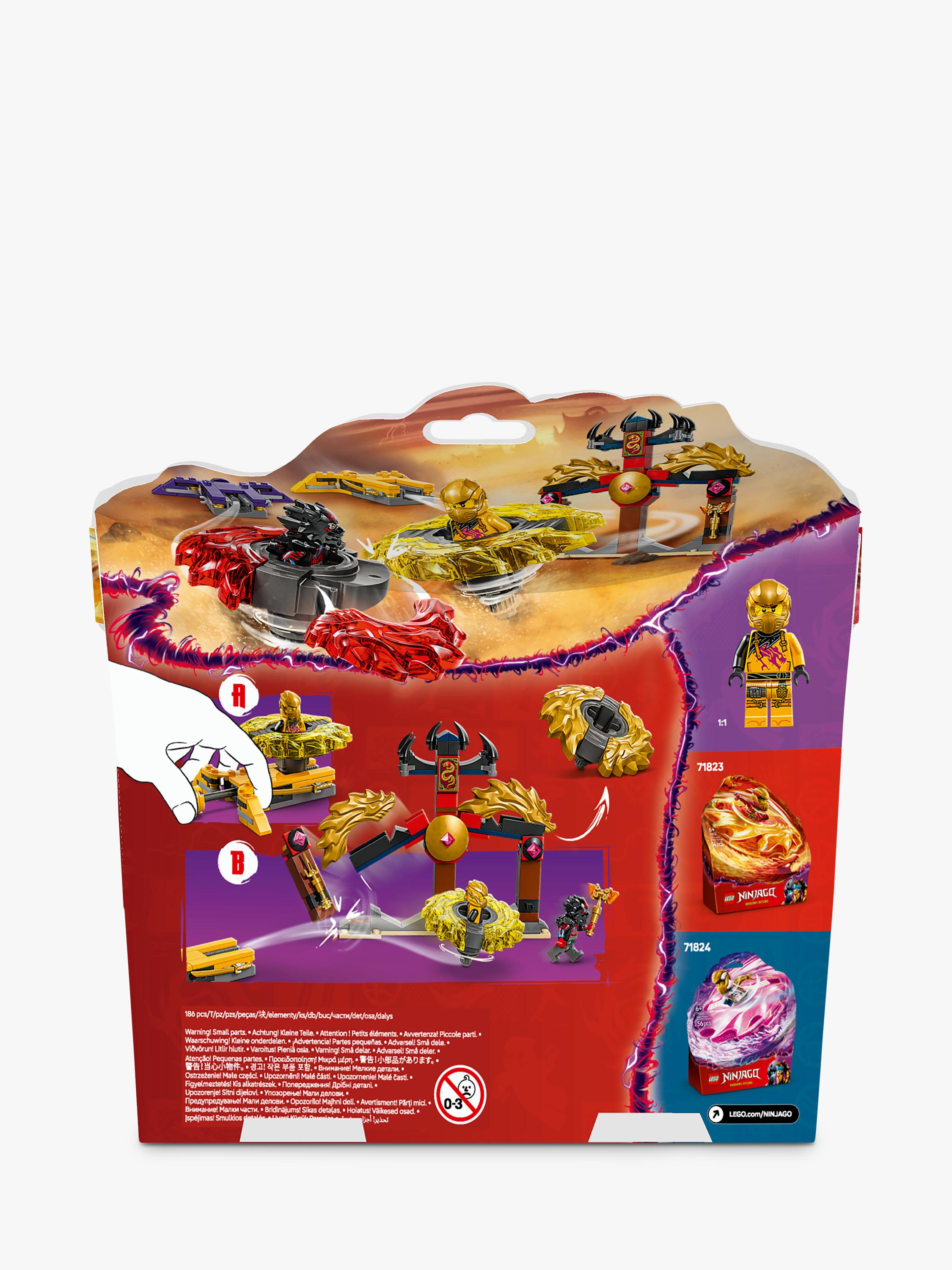 LEGO Ninjago Dragon Spinjitzu Battle Pack building toy set, UK version