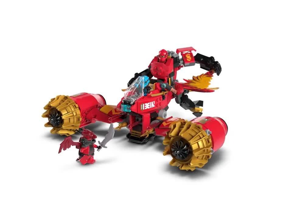 LEGO Ninjago 71830 Kai's Mech Storm Rider building set - British product