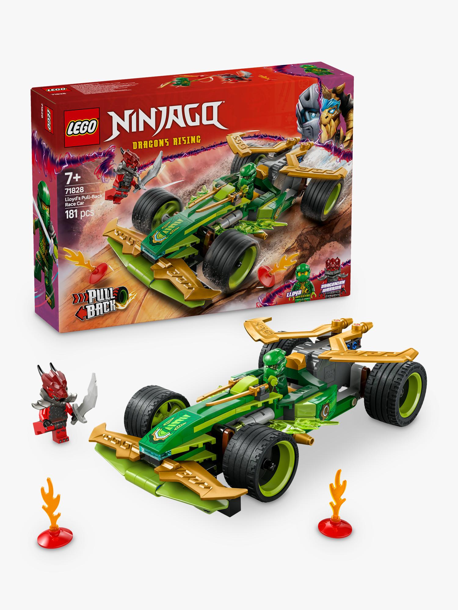 LEGO Ninjago Lloyd's pull-back race car toy, UK version