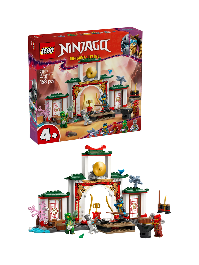 LEGO NINJAGO Spinjitzu Temple dragon toy playset, UK version