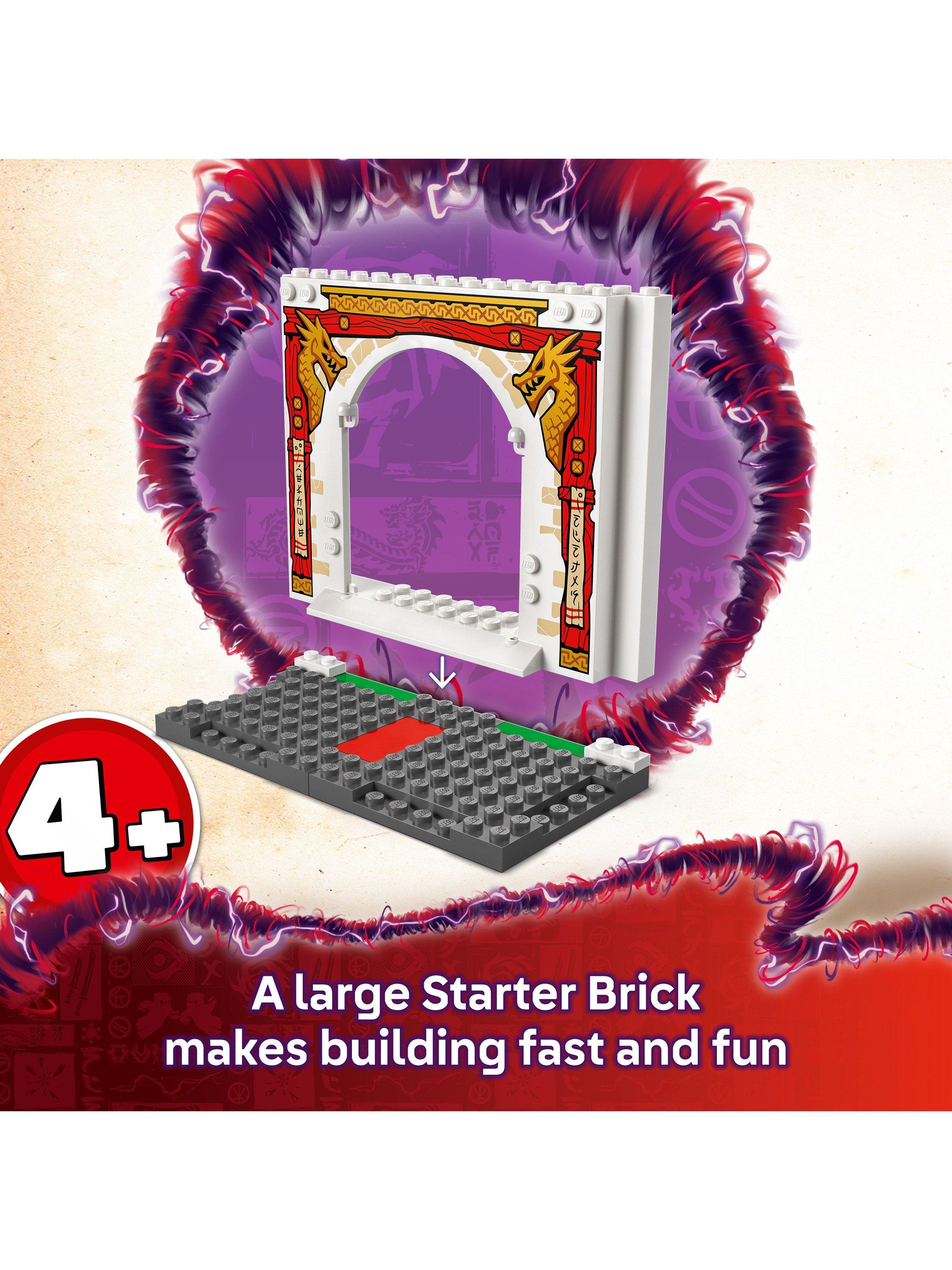 LEGO NINJAGO Spinjitzu Temple dragon toy playset, UK version