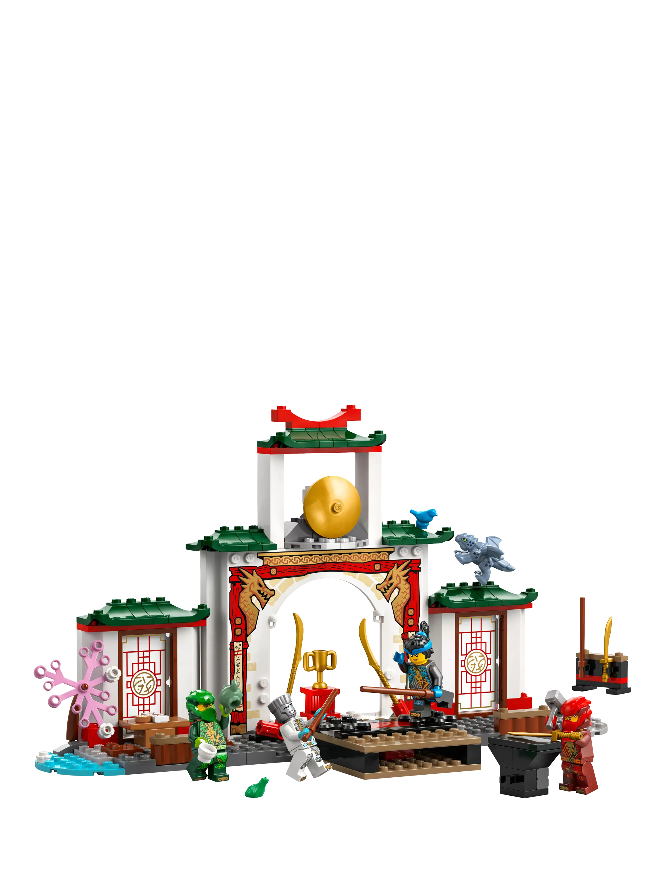 LEGO NINJAGO Spinjitzu Temple dragon toy playset, UK version