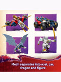 LEGO NINJAGO Dragons Rising Zane's Ultra Combiner Mech building set, UK version