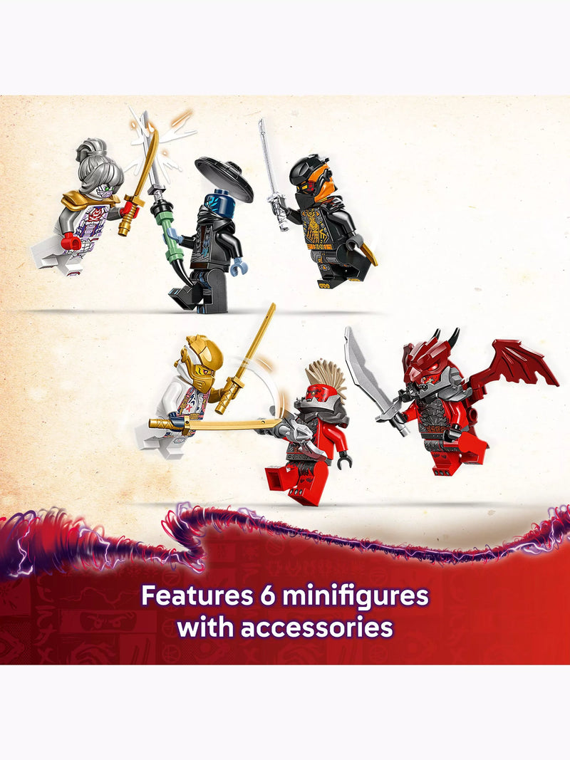 LEGO NINJAGO Dragons Rising Zane's Ultra Combiner Mech building set, UK version