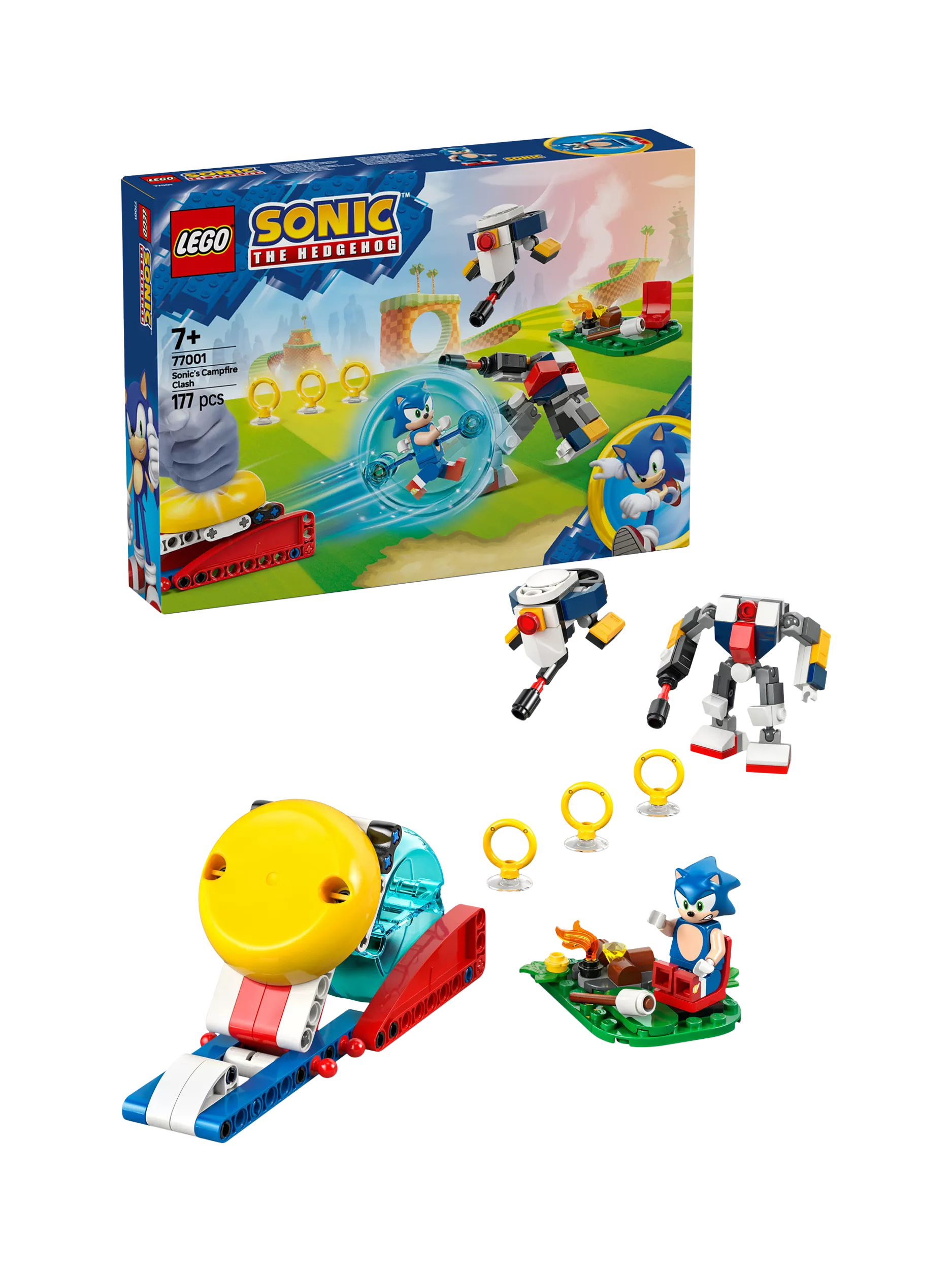 LEGO Sonic Campfire Clash building set 77001, UK version