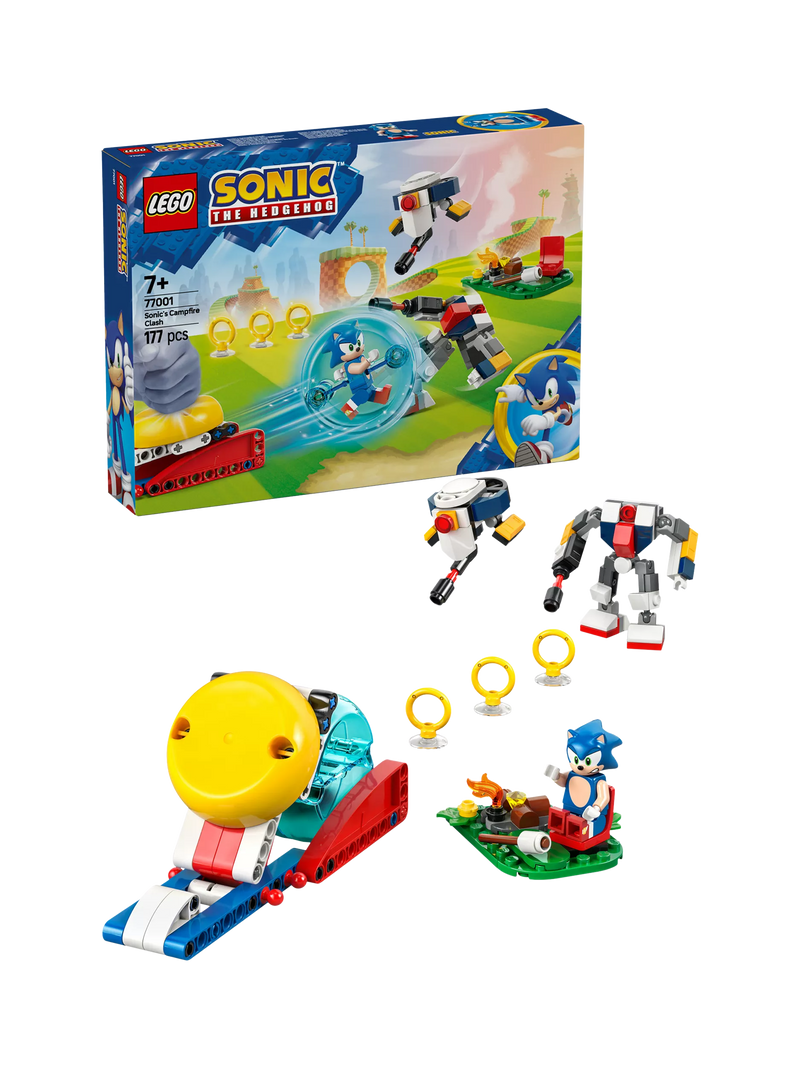 LEGO Sonic Campfire Clash building set 77001, UK version