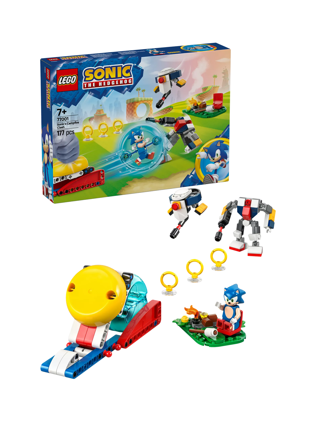 LEGO Sonic Campfire Clash building set 77001, UK version