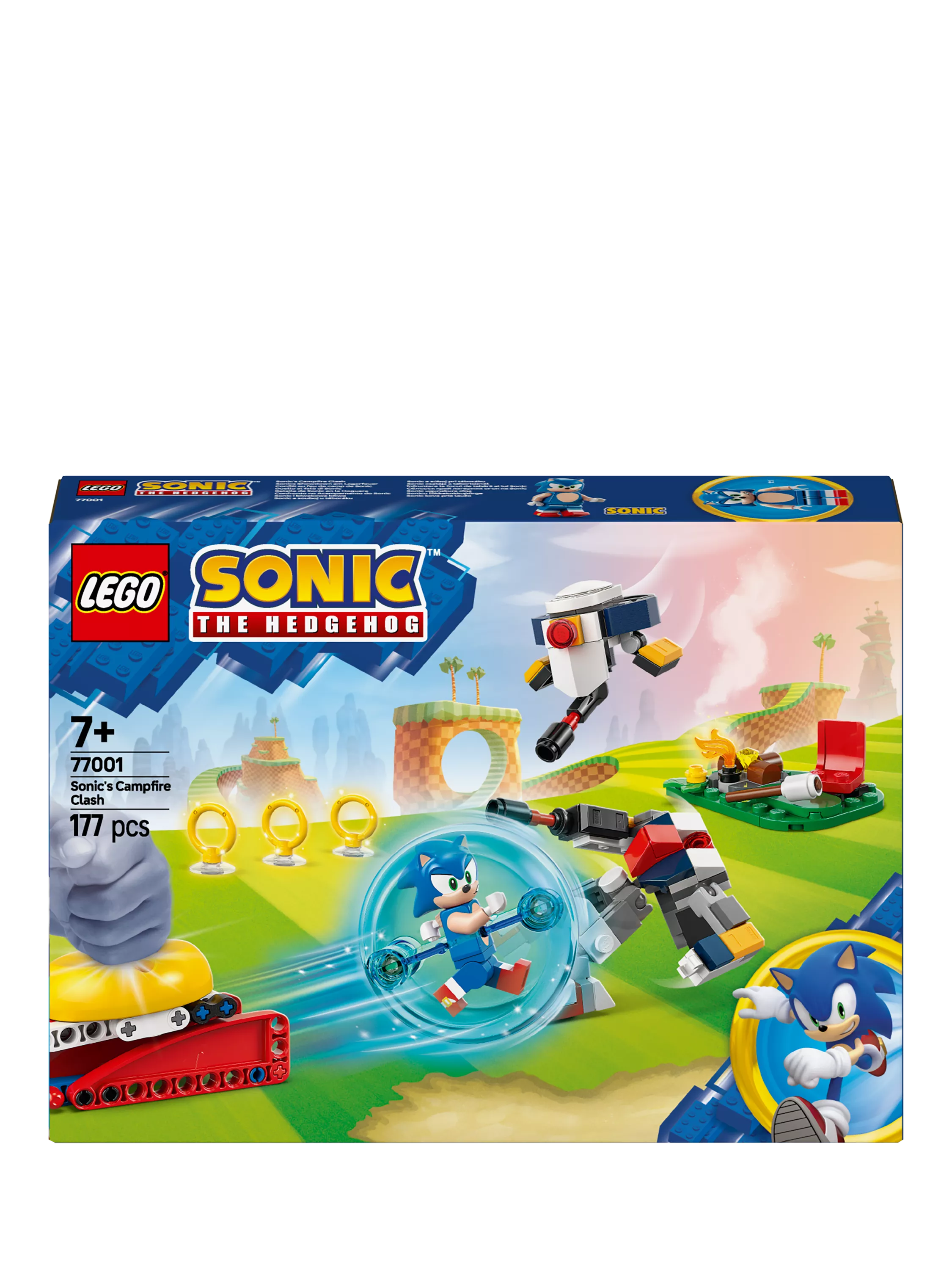 LEGO Sonic Campfire Clash building set 77001, UK version