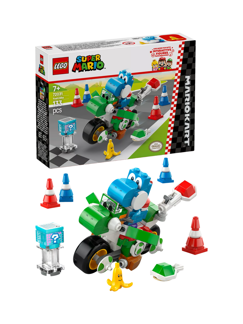 LEGO Yoshi Bike building set with Light-Blue Yoshi figure, UK version