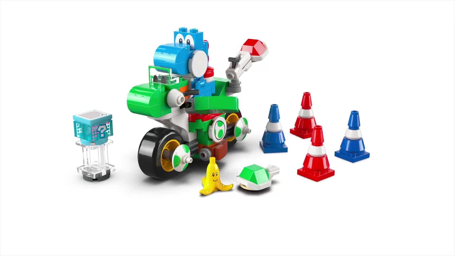 LEGO Yoshi Bike building set with Light-Blue Yoshi figure, UK version