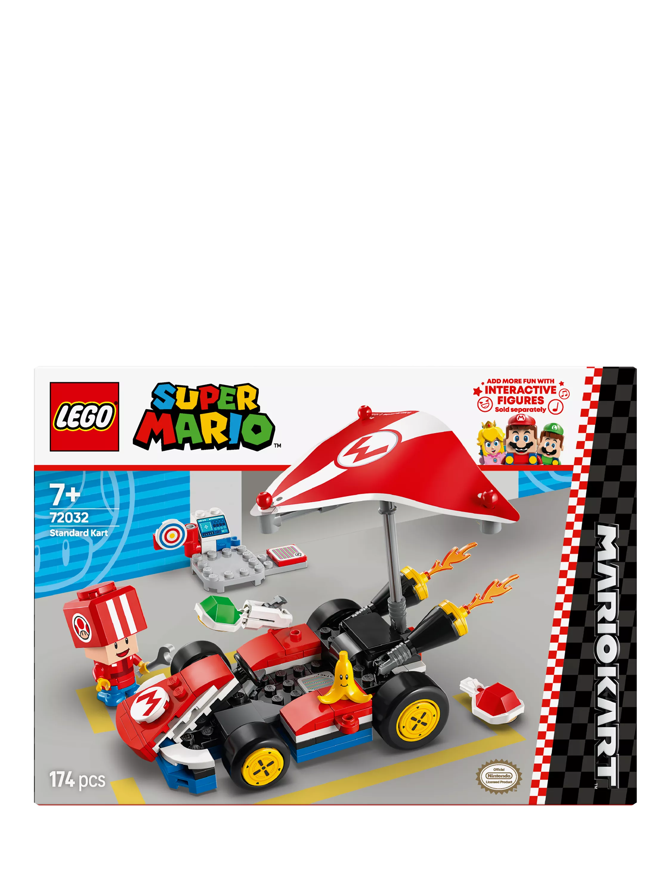 LEGO Standard Kart Mario Kart 174 piece building set - British product