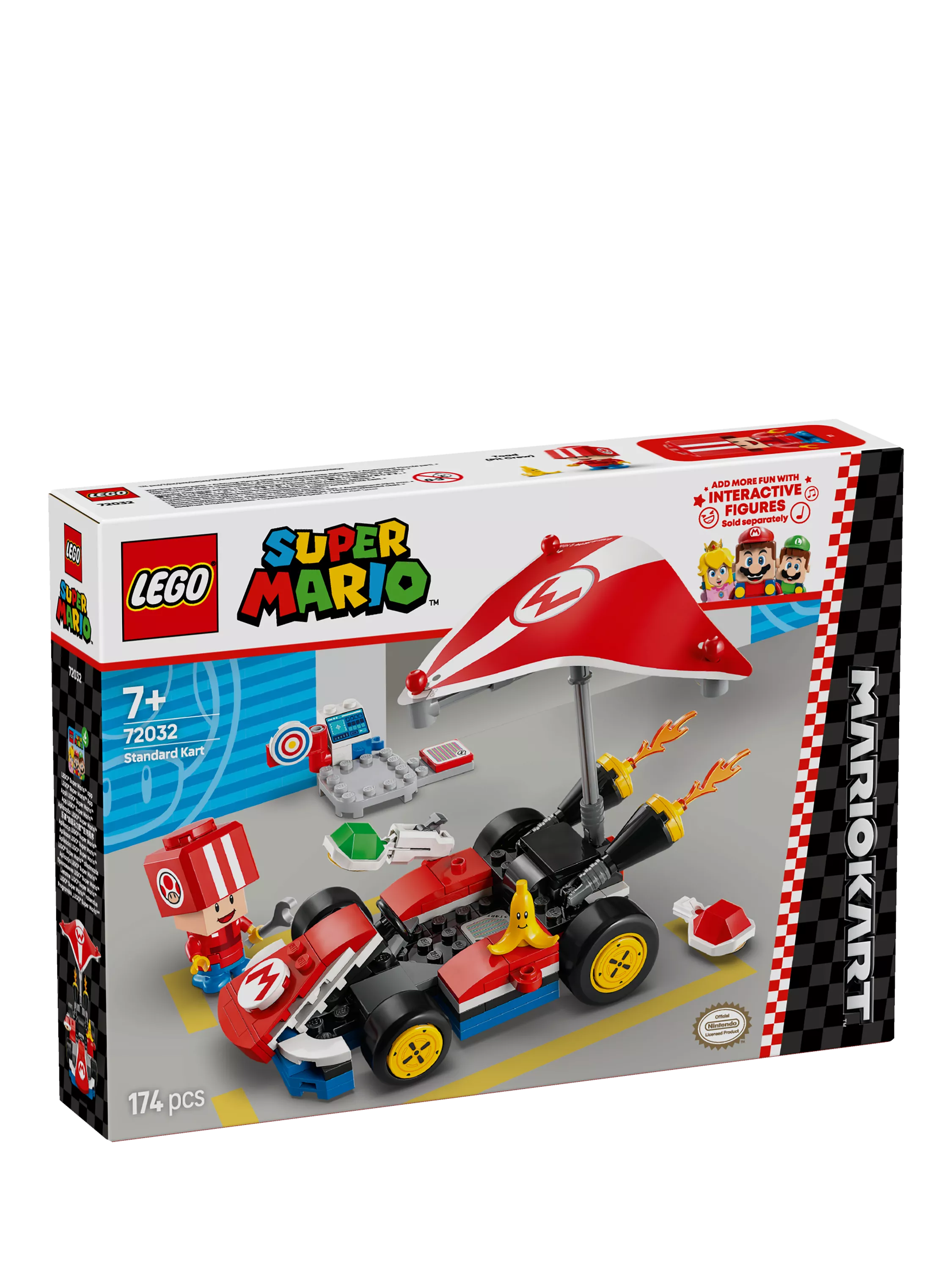 LEGO Standard Kart Mario Kart 174 piece building set - British product