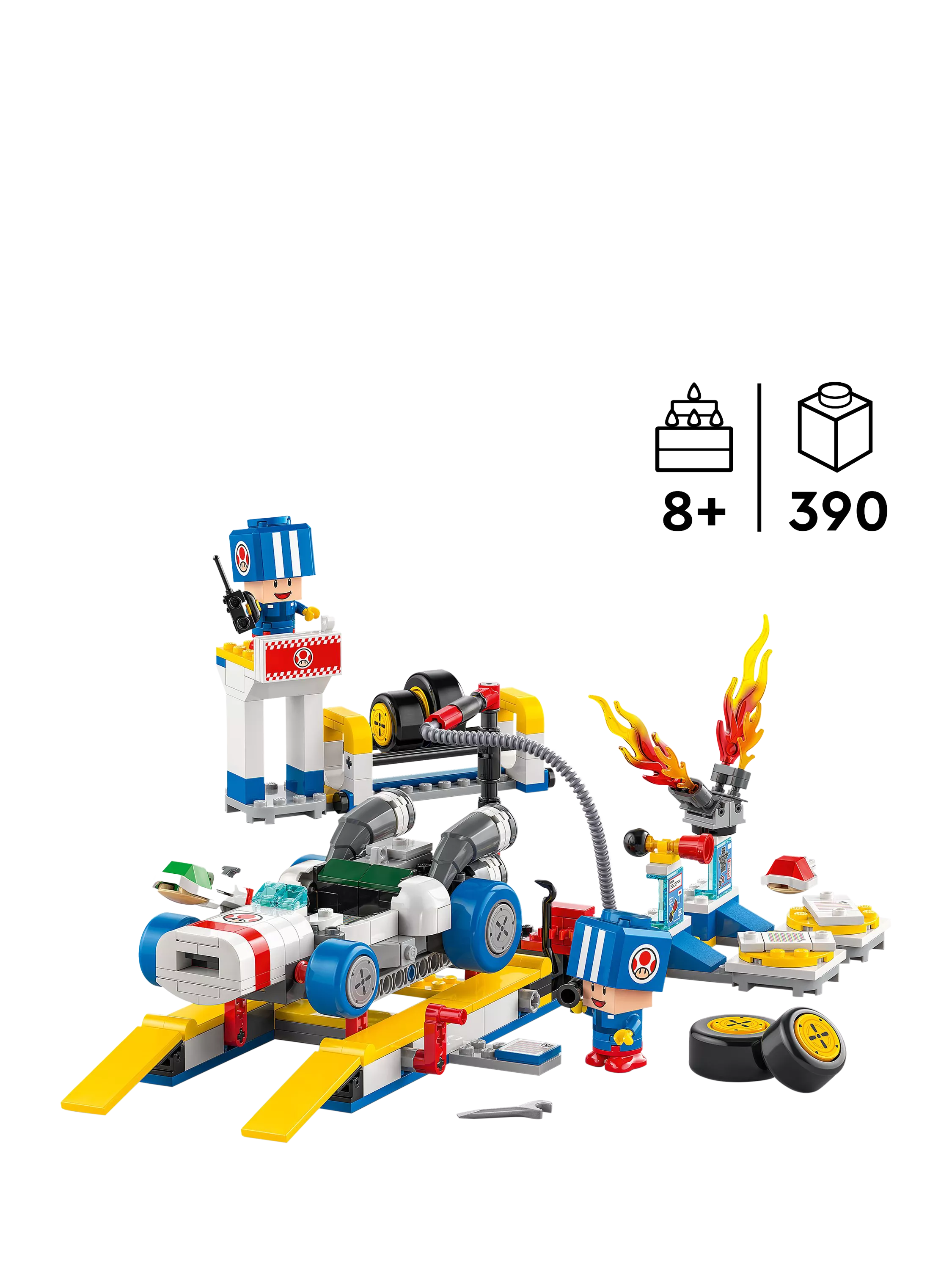 LEGO Super Mario Mario Kart Toad's Garage building set, UK version