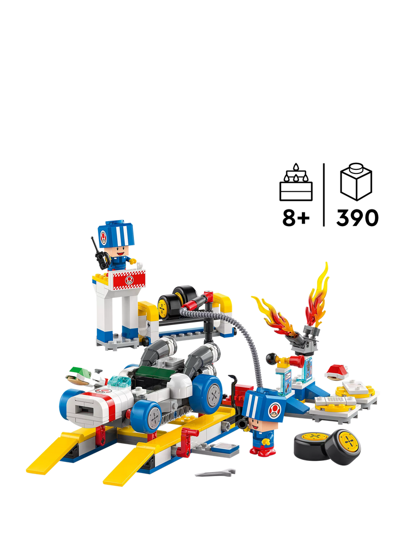 LEGO Super Mario Mario Kart Toad's Garage building set, UK version