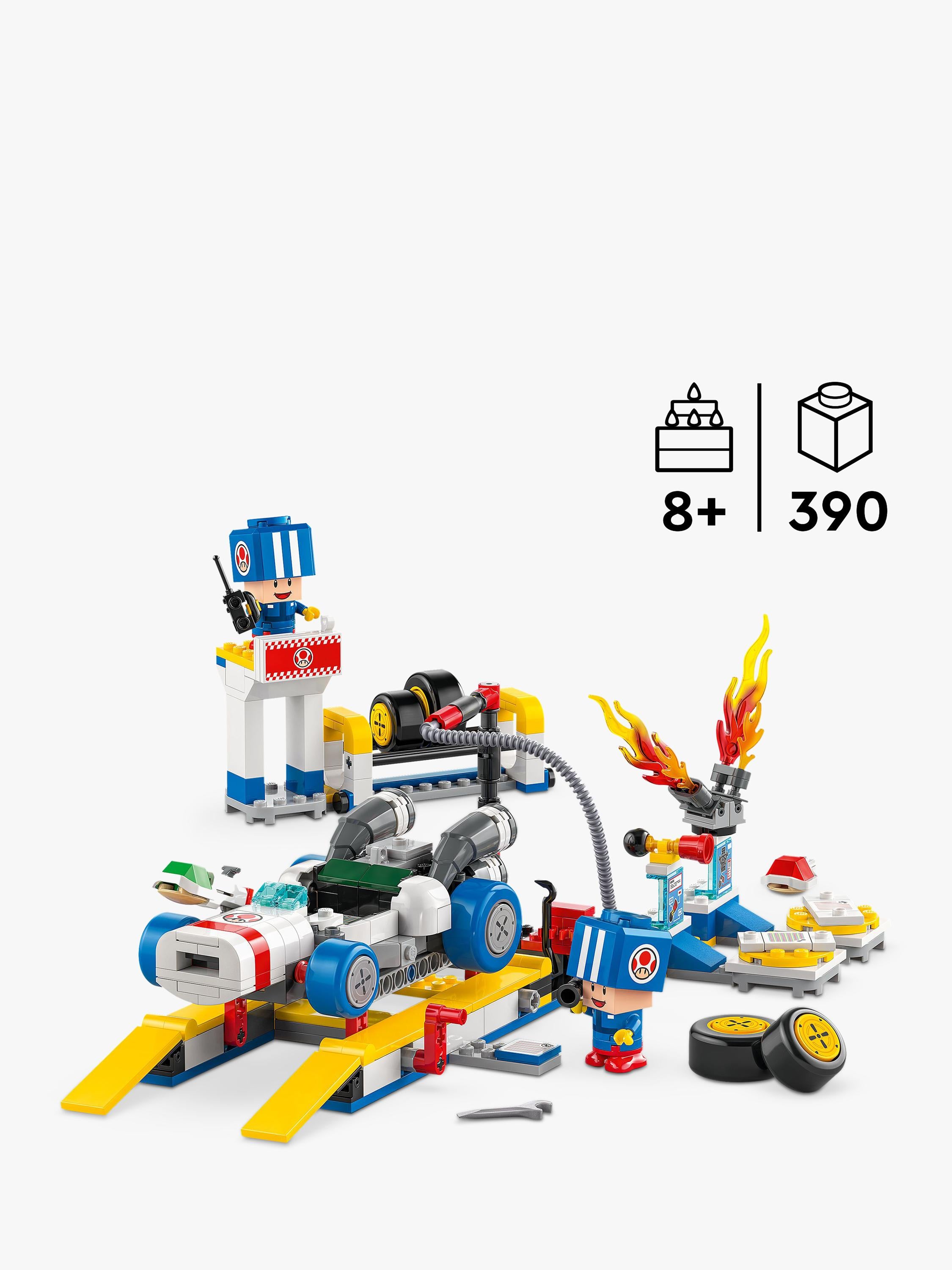 LEGO Super Mario Mario Kart Toad's Garage building set, UK version
