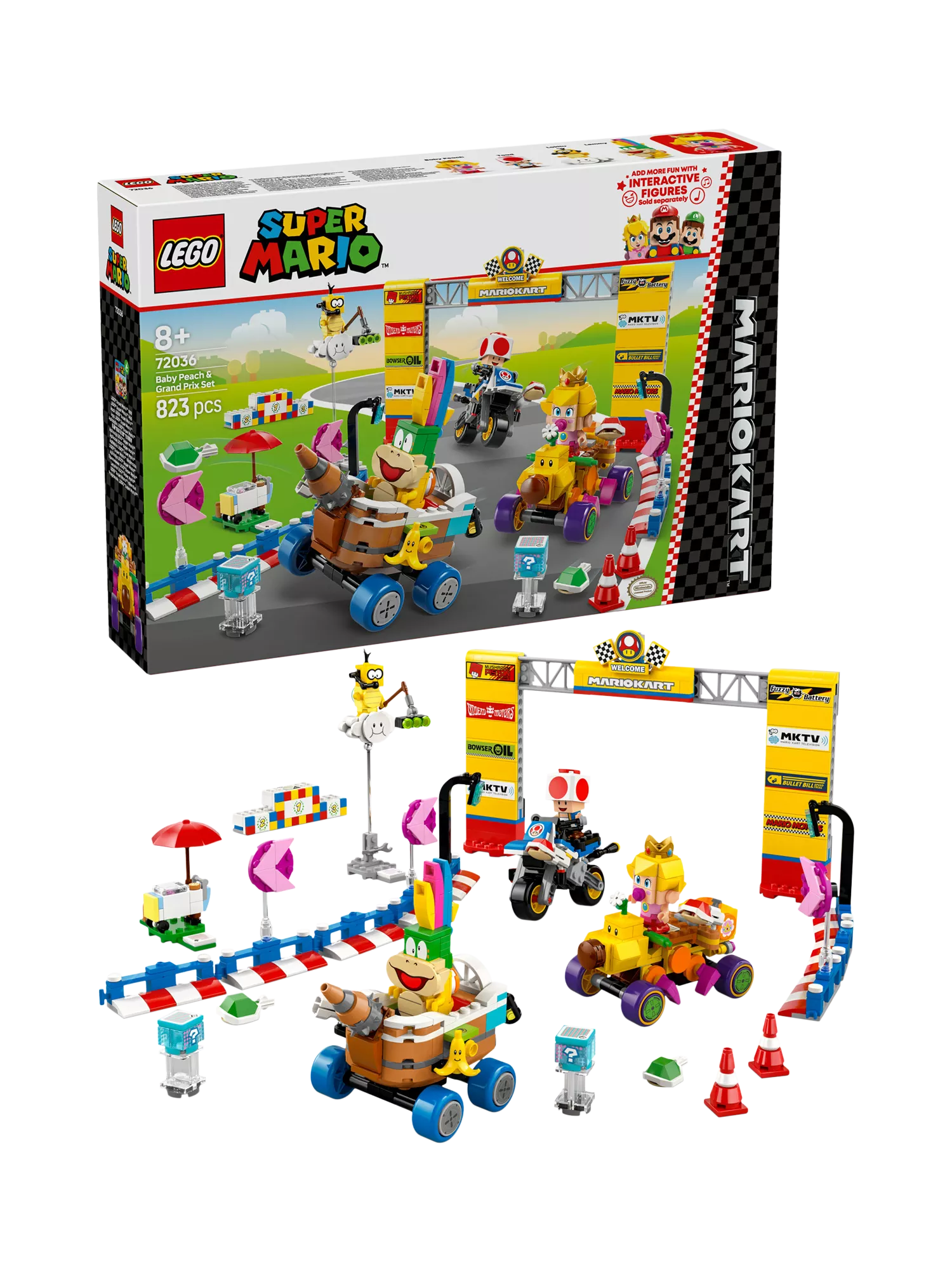 LEGO Super Mario Baby Peach set 72036, UK version