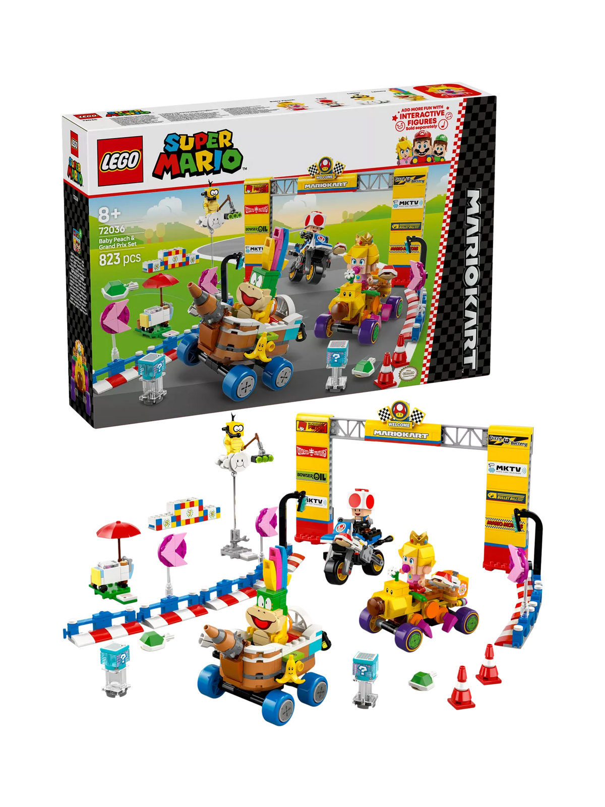 LEGO Super Mario Baby Peach set 72036, UK version