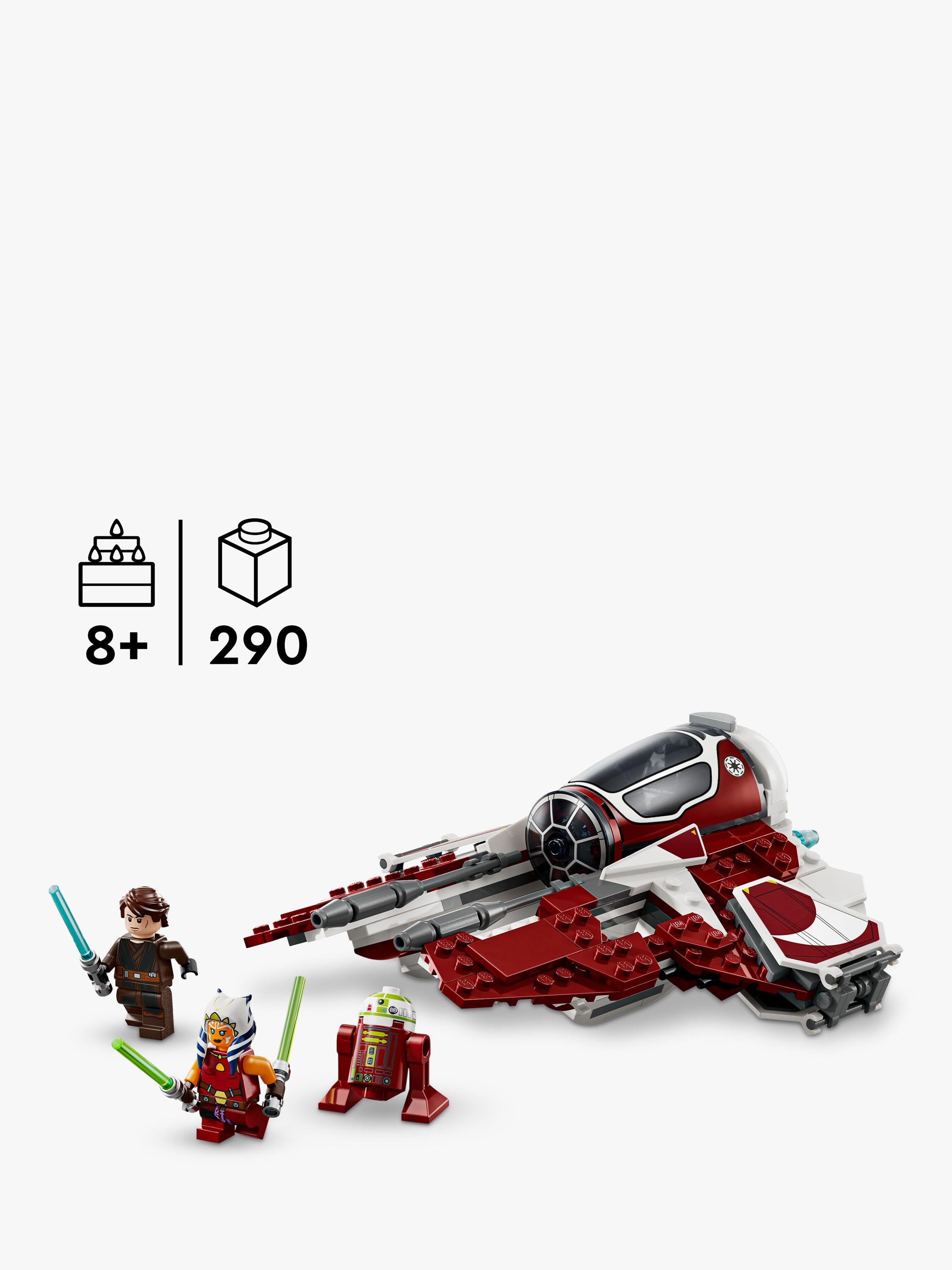 Lego Star Wars Ahsoka's Jedi Interceptor building toy, UK version