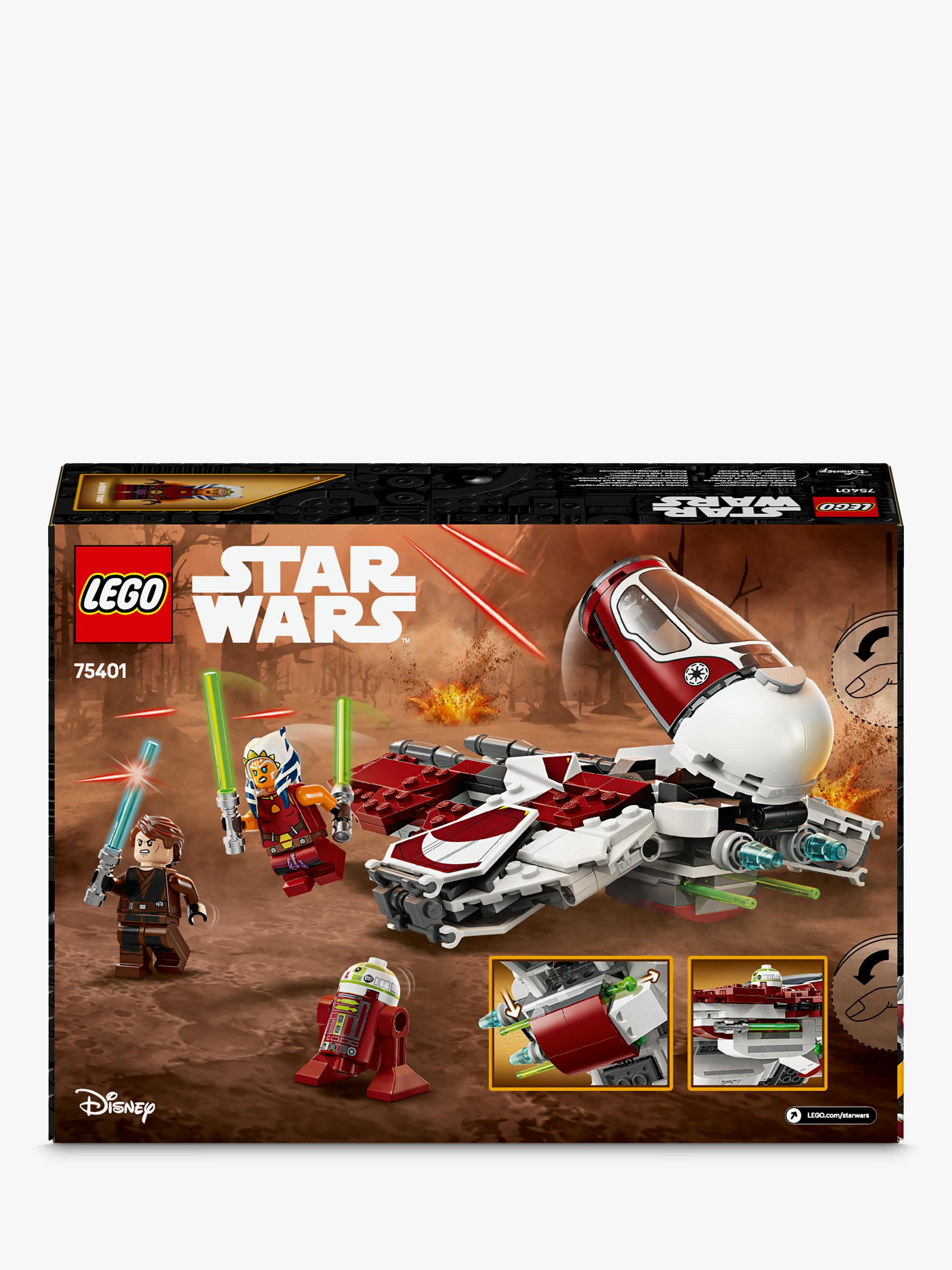 Lego Star Wars Ahsoka's Jedi Interceptor building toy, UK version