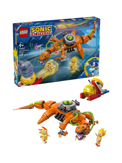 John Lewis LEGO Sonic the Hedgehog Super Shadow vs. Biolizard Bauset 77003 - Online bei McGrocer kaufen