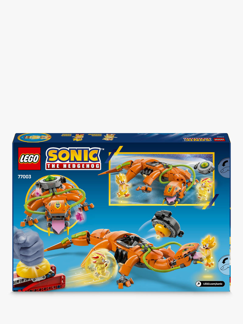 LEGO Sonic the Hedgehog Super Shadow vs. Biolizard building toy set, UK version
