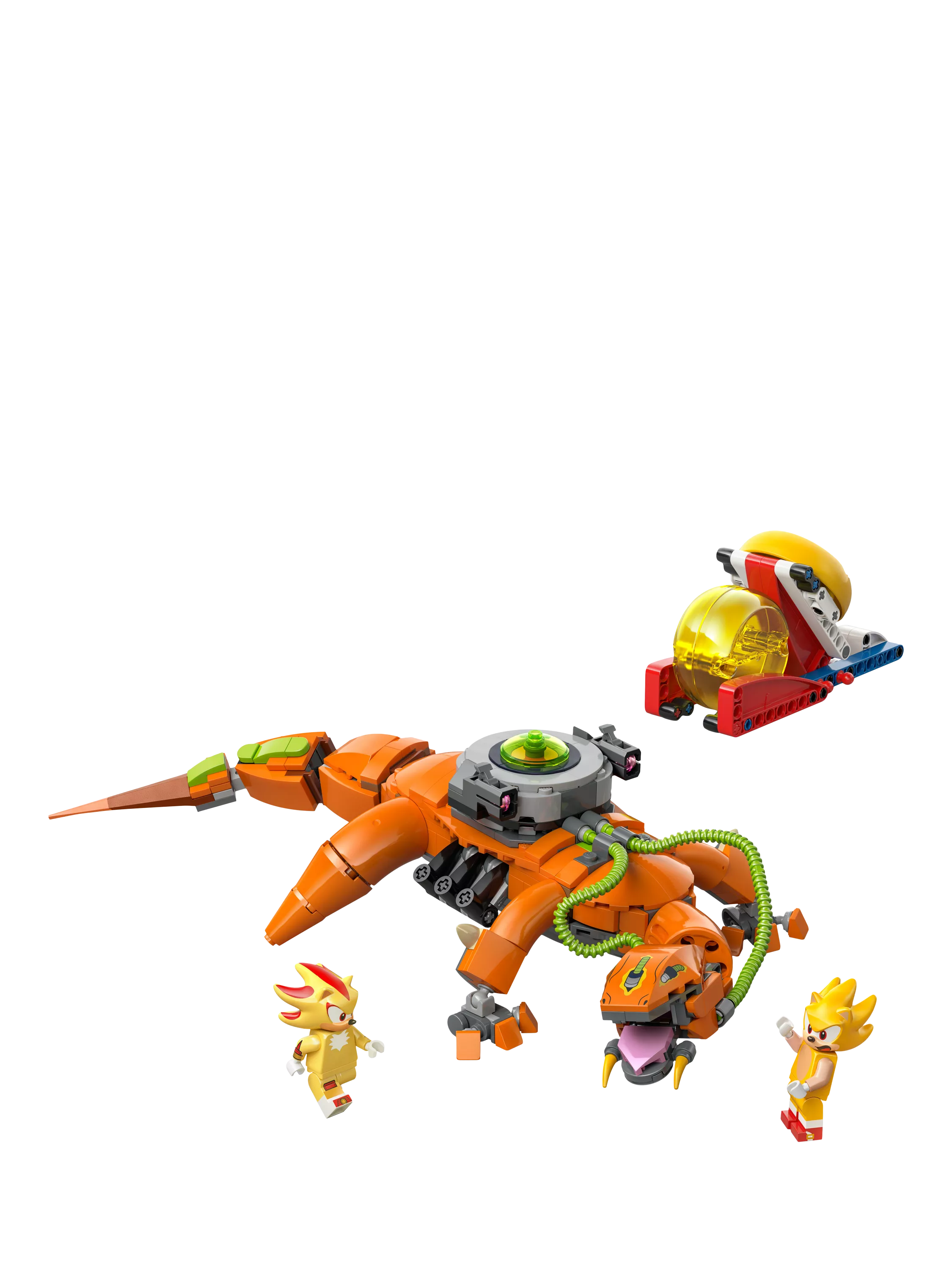 LEGO Sonic the Hedgehog Super Shadow vs. Biolizard building toy set, UK version