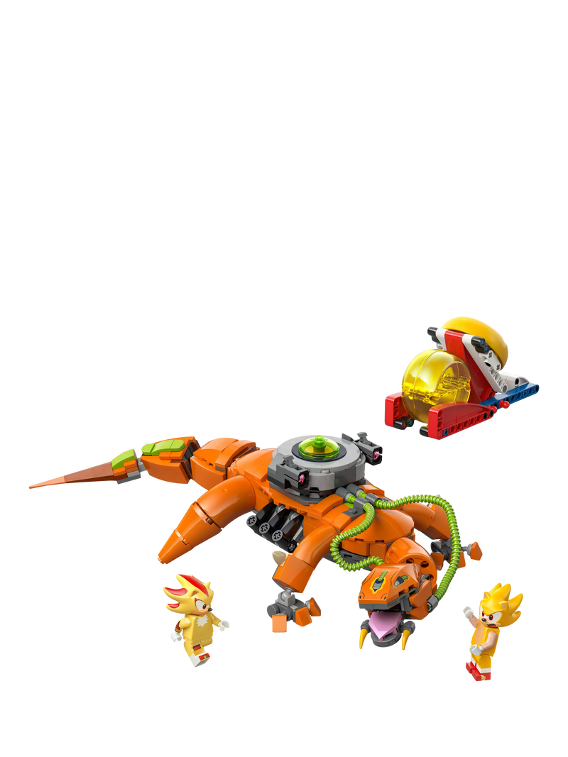 LEGO Sonic the Hedgehog Super Shadow vs. Biolizard building toy set, UK version