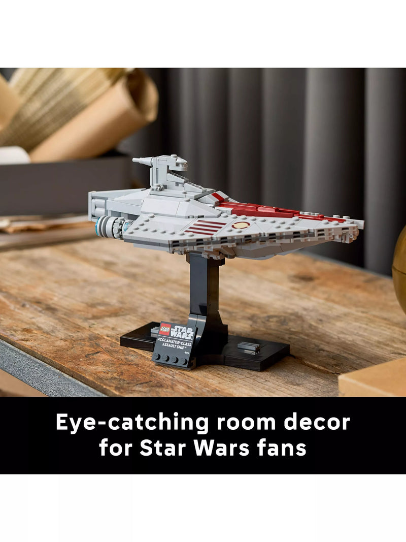 LEGO Star Wars Acclamator Assault Ship model 450 pieces, imported from the UK
