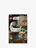 LEGO Star Wars Grogu with hover pram building toy - British product