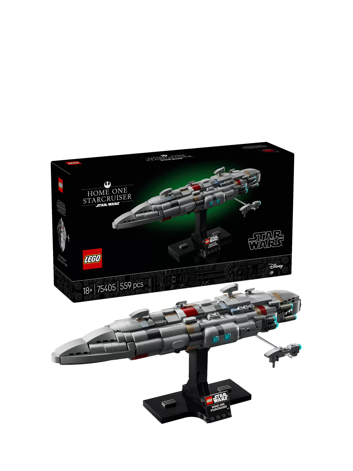 LEGO Star Wars Home One Starcruiser Set for Adults 75405