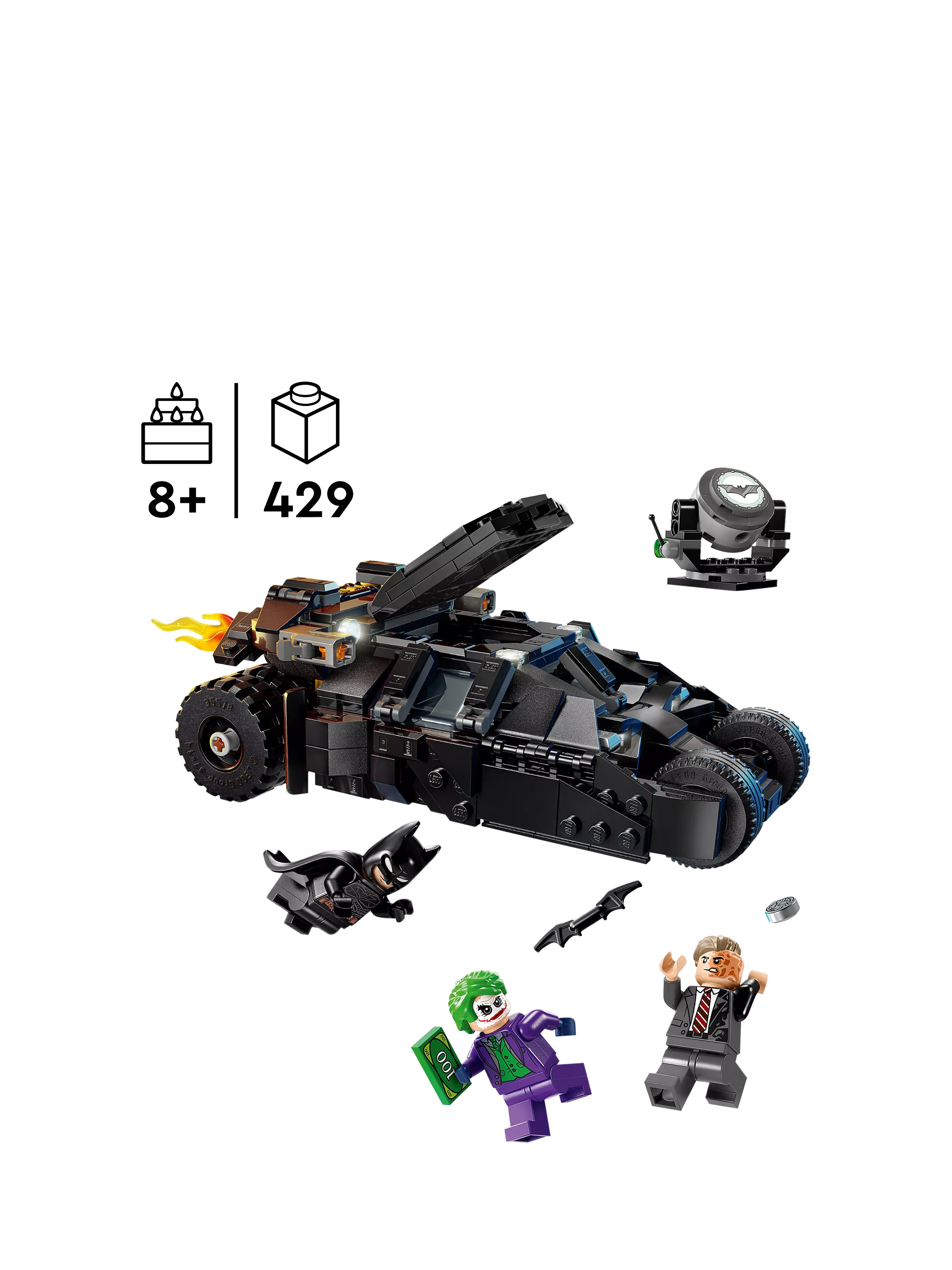 LEGO DC Batman Tumbler vs. Two-Face & The Joker Set, UK version