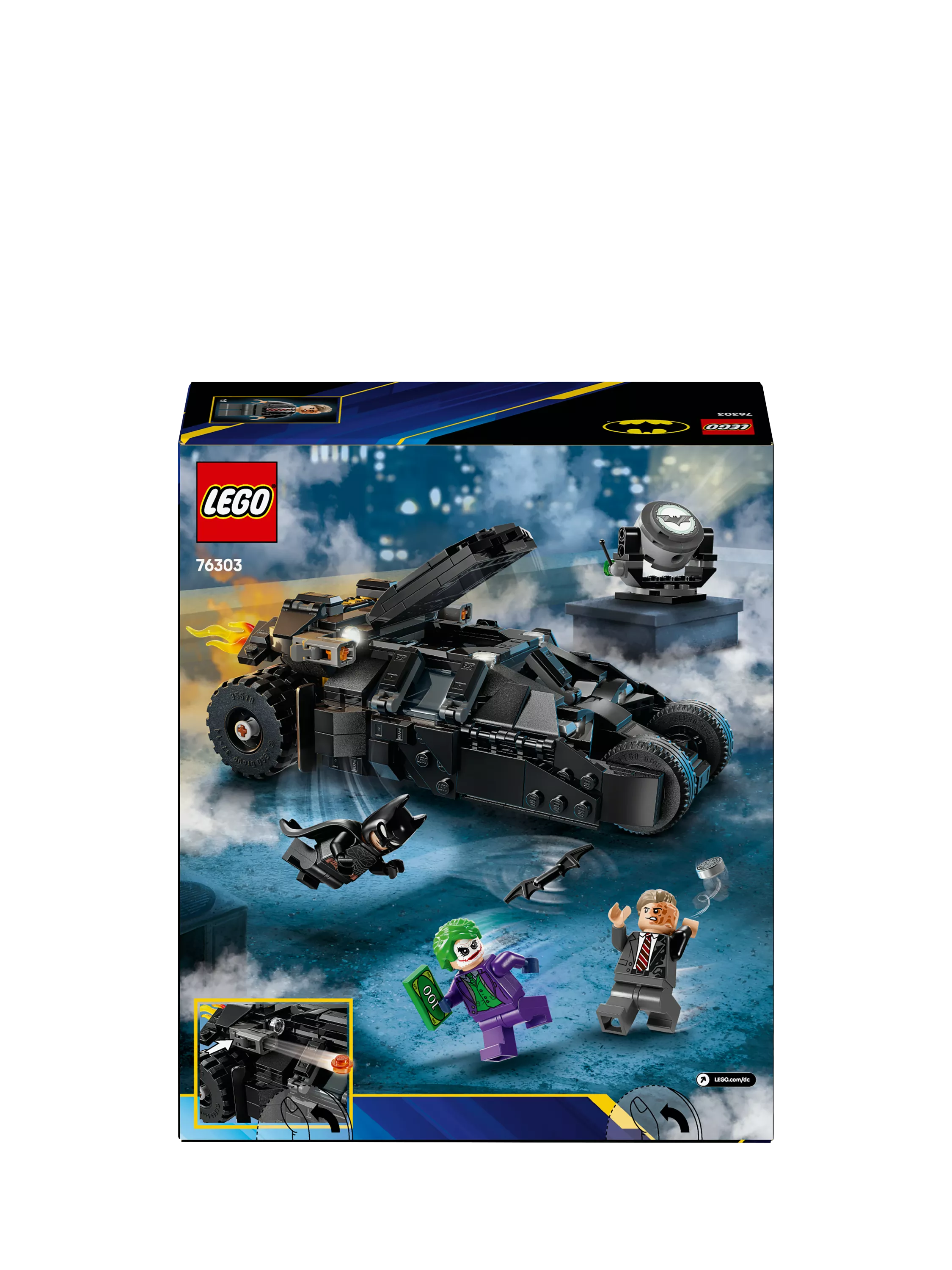 LEGO DC Batman Tumbler vs. Two-Face & The Joker Set, UK version