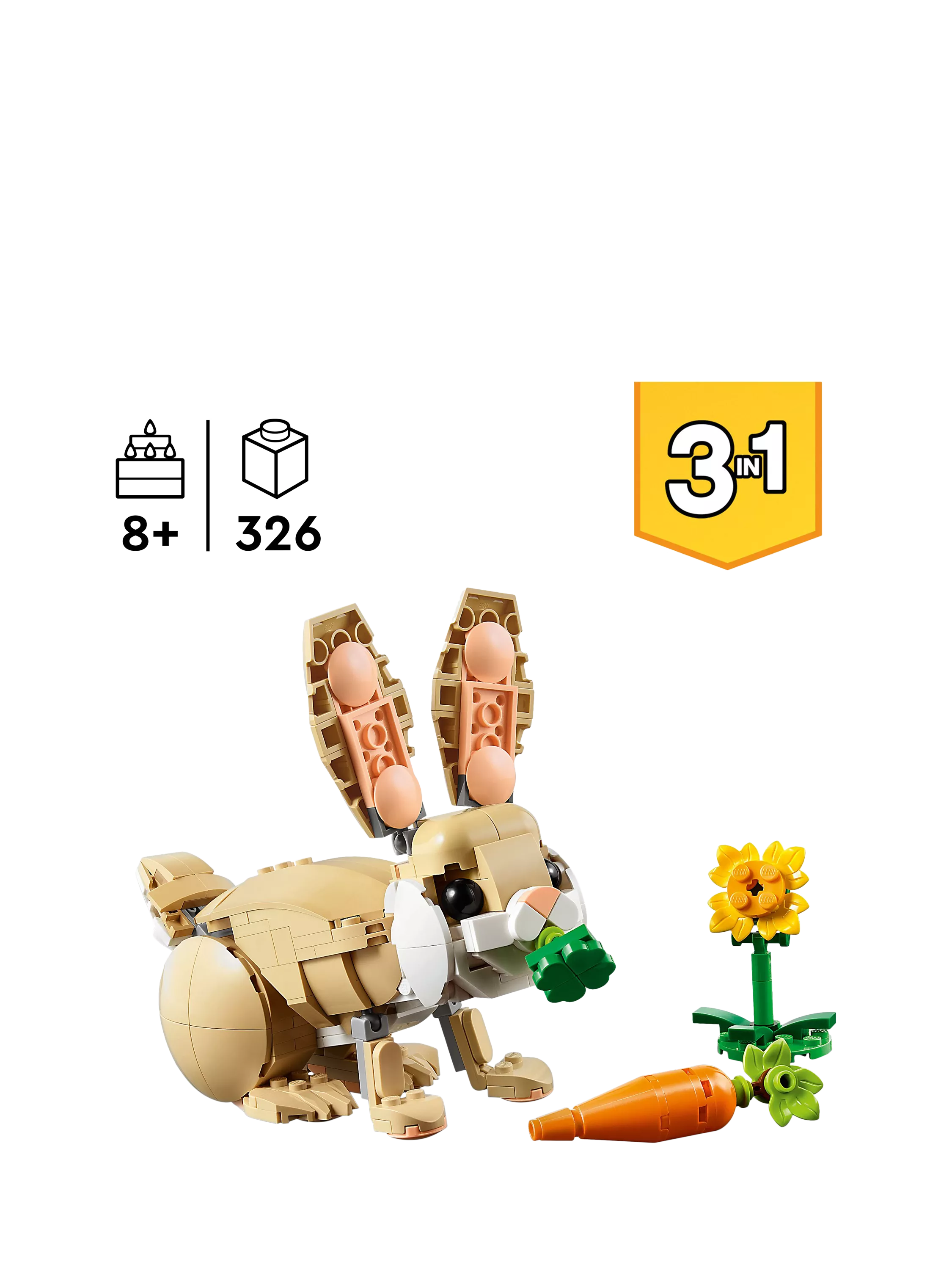 LEGO Cute Bunny building set, UK version