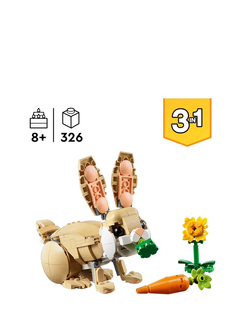 LEGO Cute Bunny building set, UK version