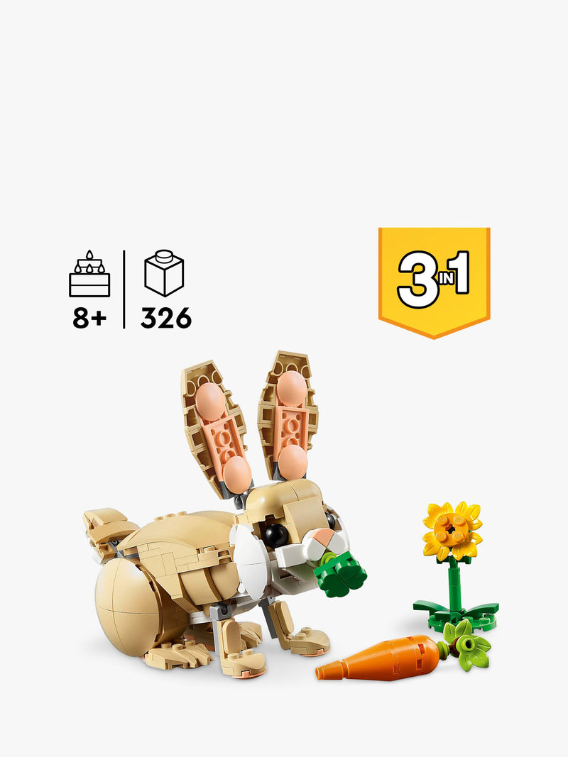 LEGO Cute Bunny building set, UK version