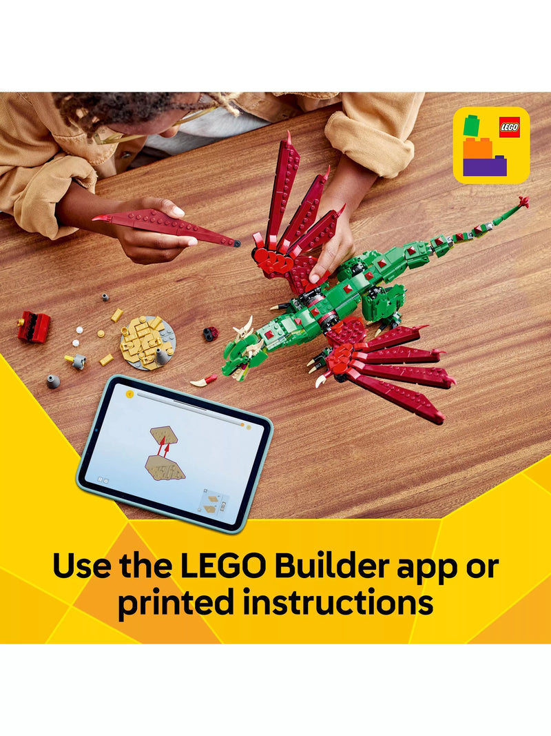 LEGO Medieval Dragon building toy set, UK version