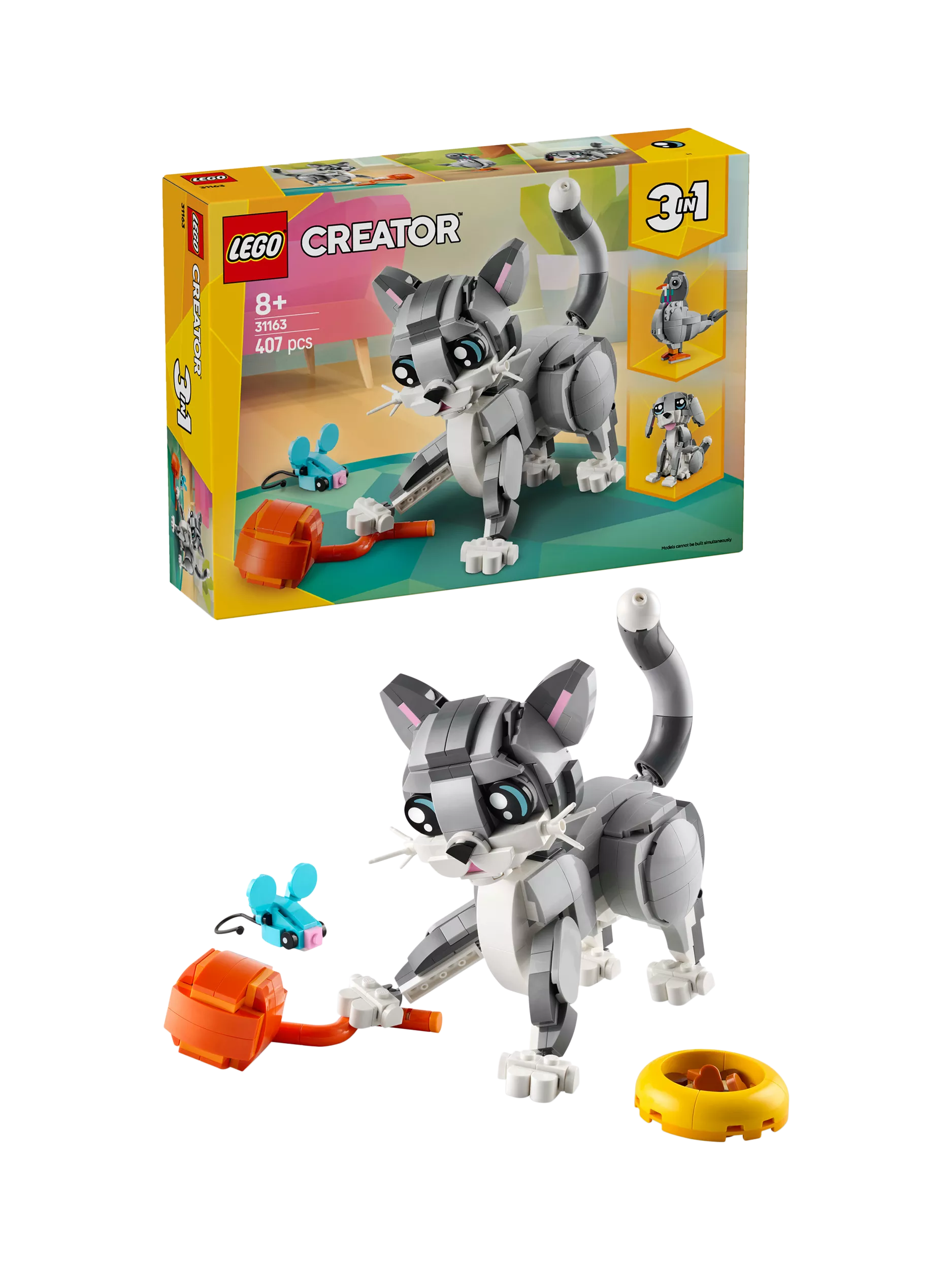 LEGO Creator 3in1 Playful Cat Figure building set, UK version
