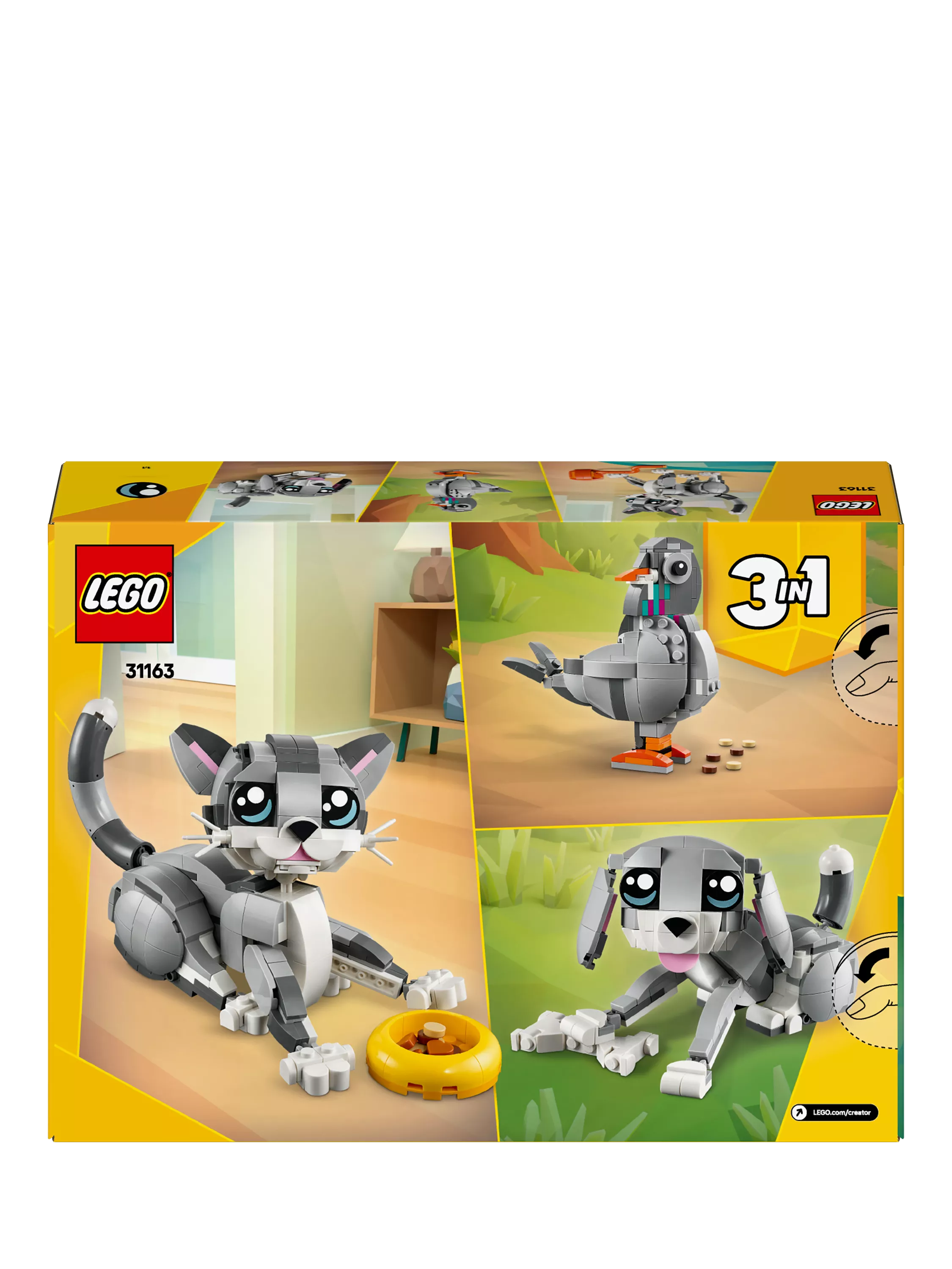 LEGO Creator 3in1 Playful Cat Figure building set, UK version