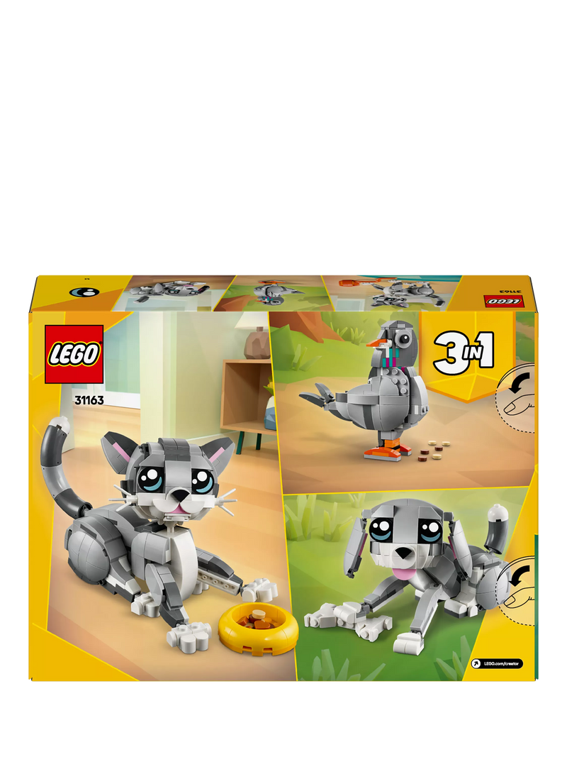 LEGO Creator 3in1 Playful Cat Figure building set, UK version
