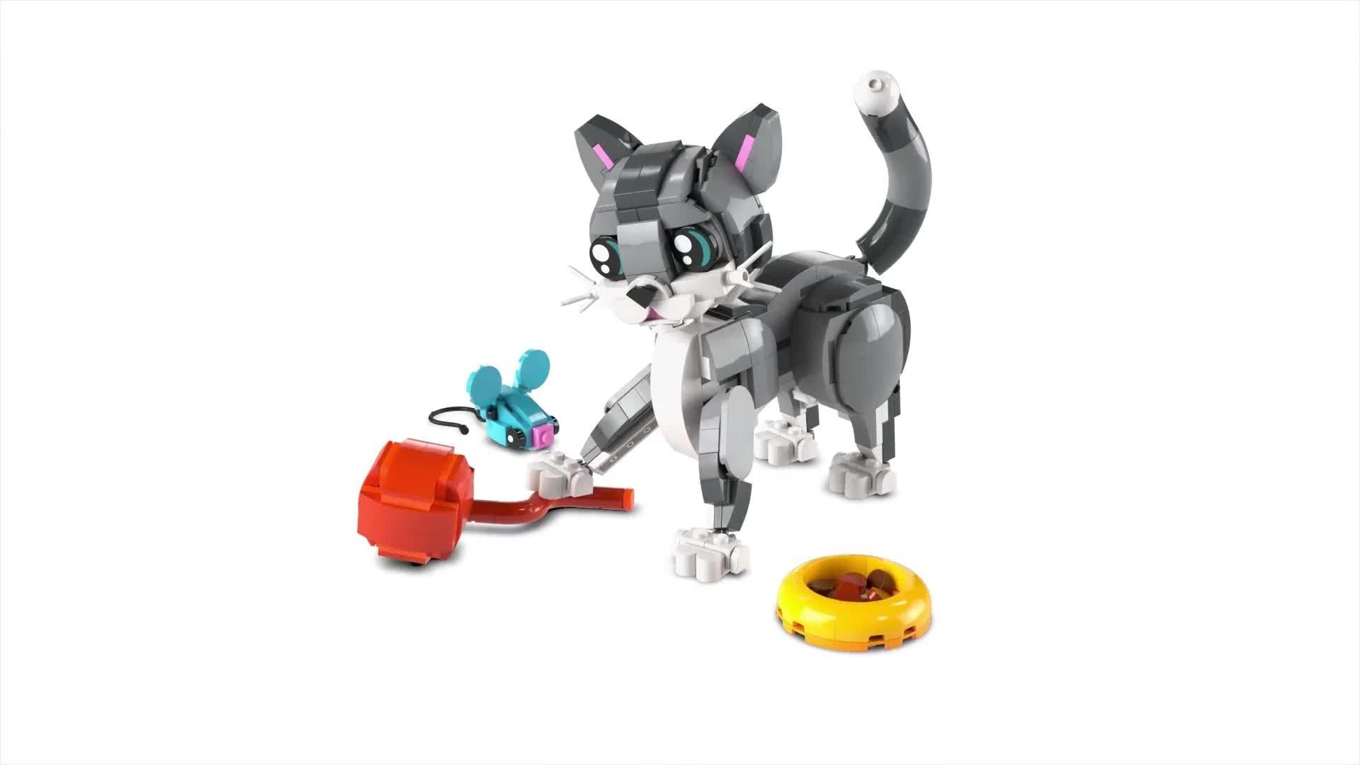 LEGO Creator 3in1 Playful Cat Figure building set, UK version