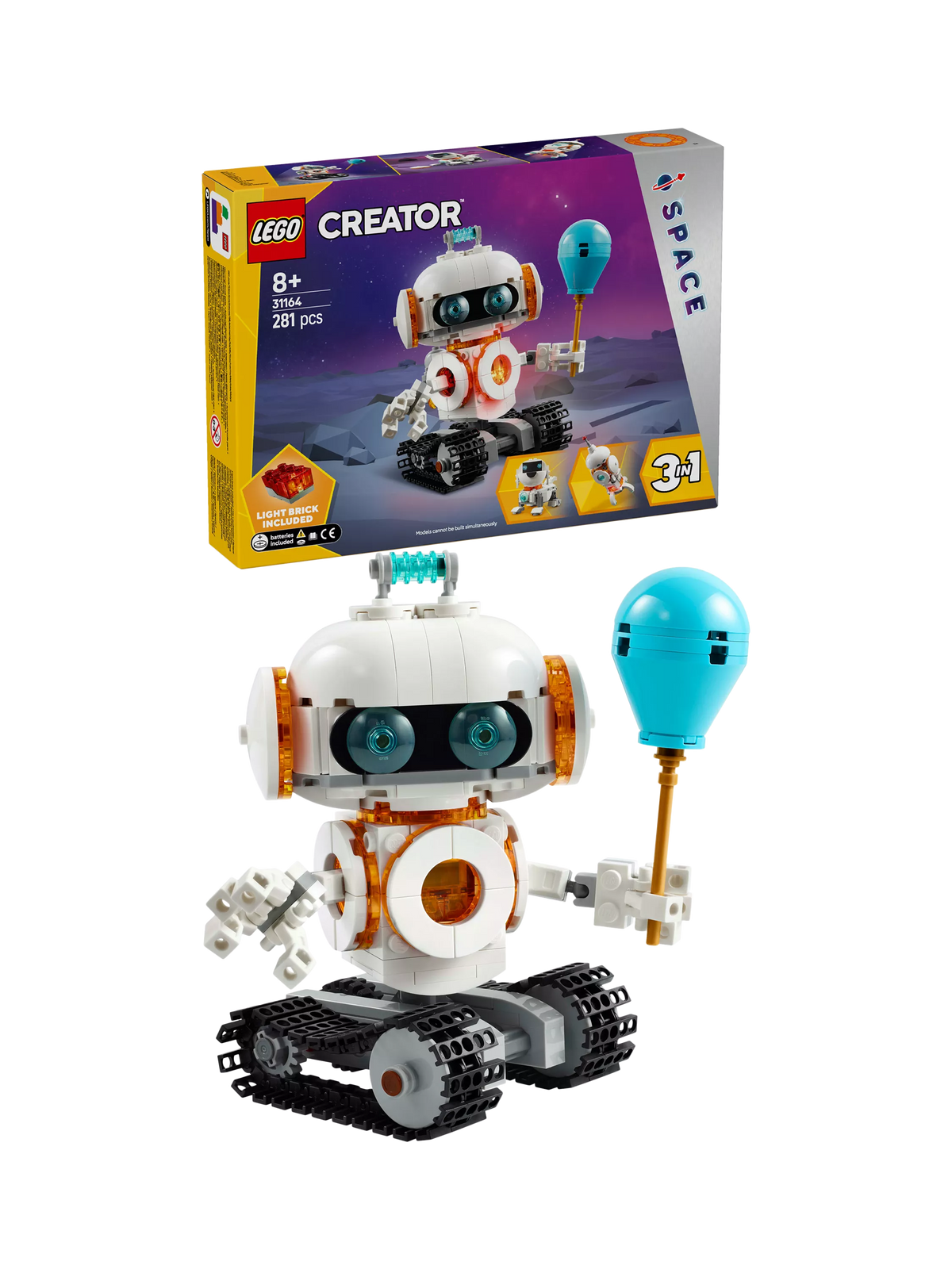 Lego Creator 3in1 Space Robot building set, UK version