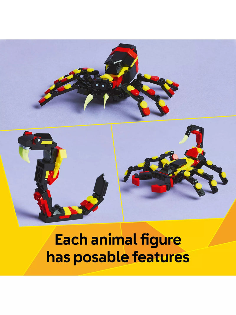 Lego Creator 3in1 Wild Animals Surprising Spider building set, UK version