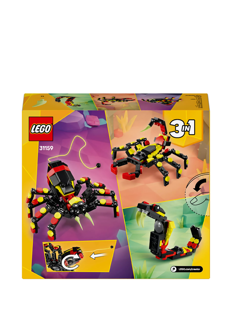 Lego Creator 3in1 Wild Animals Surprising Spider building set, UK version