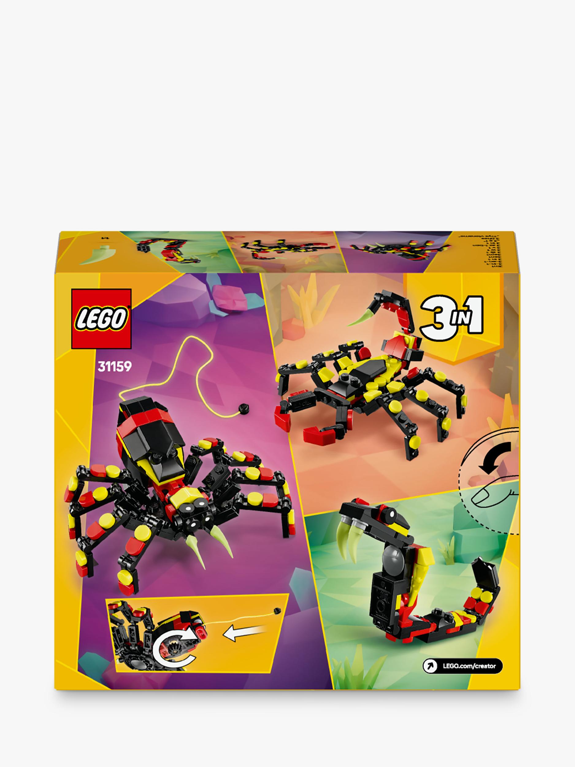 Lego Creator 3in1 Wild Animals Surprising Spider building set, UK version