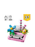 LEGO Creator Typewriter with Flowers construction set 363 pieces (British brand)