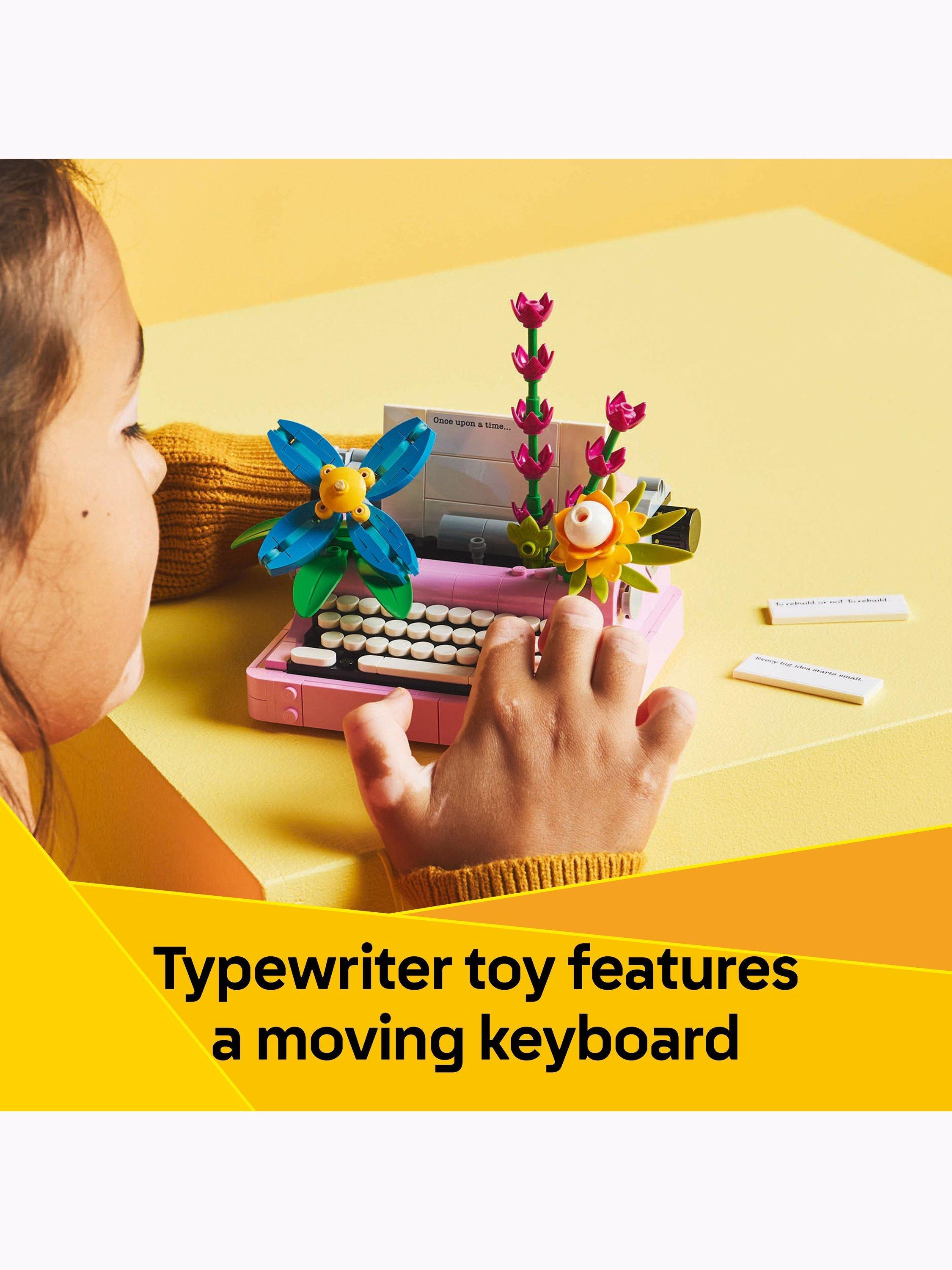 LEGO Creator Typewriter with Flowers construction set 363 pieces (British brand)