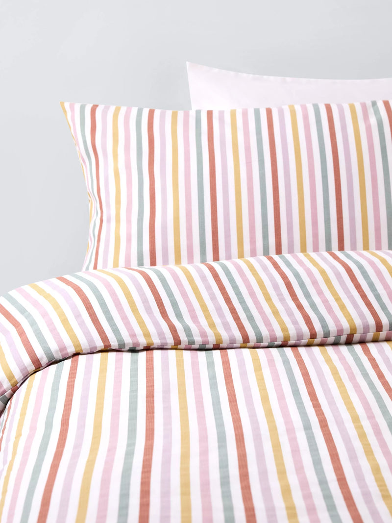 John Lewis Kinder Candy-Streifen Bettbezug und Kissenbezug Set Doppelbett